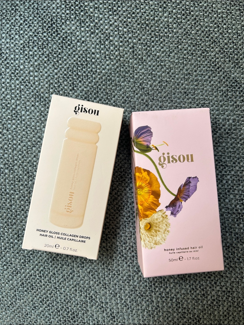 Gisou Honey Infused Hair Oil & Honey Gloss Collagen Drops